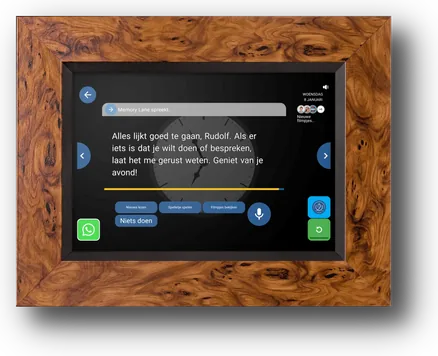 Memory Lane showing an AI alert