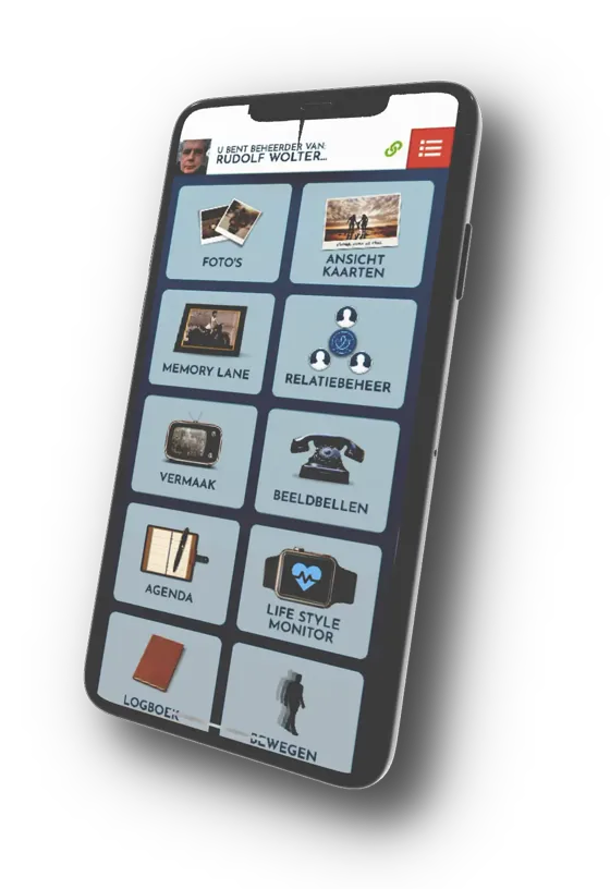 Mobile Memory Lane app with calendar and management features