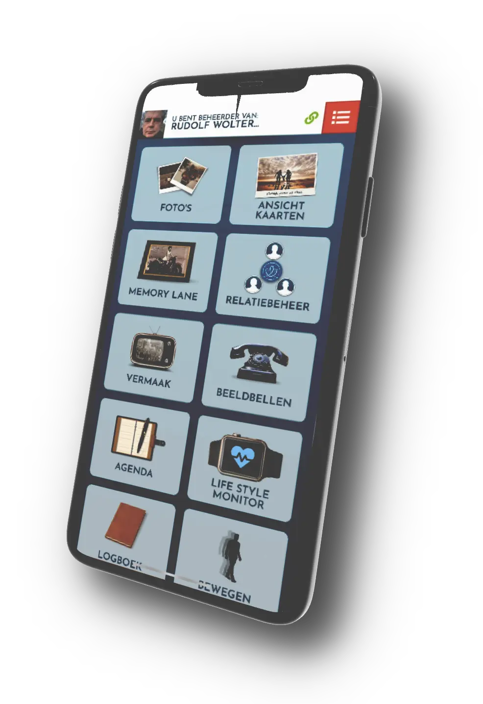 Memory Lane app for remote management